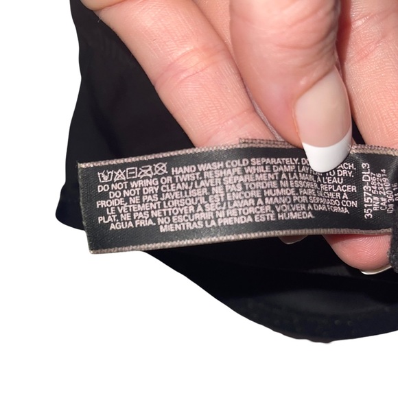 VICTORIA’S SECRET Black Lined Demi/Demi-Buste Double 36C - Picture 7 of 7